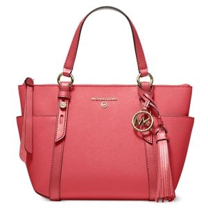 Michael Kors Sullivan Small Convertible Top Zip Leather Tote